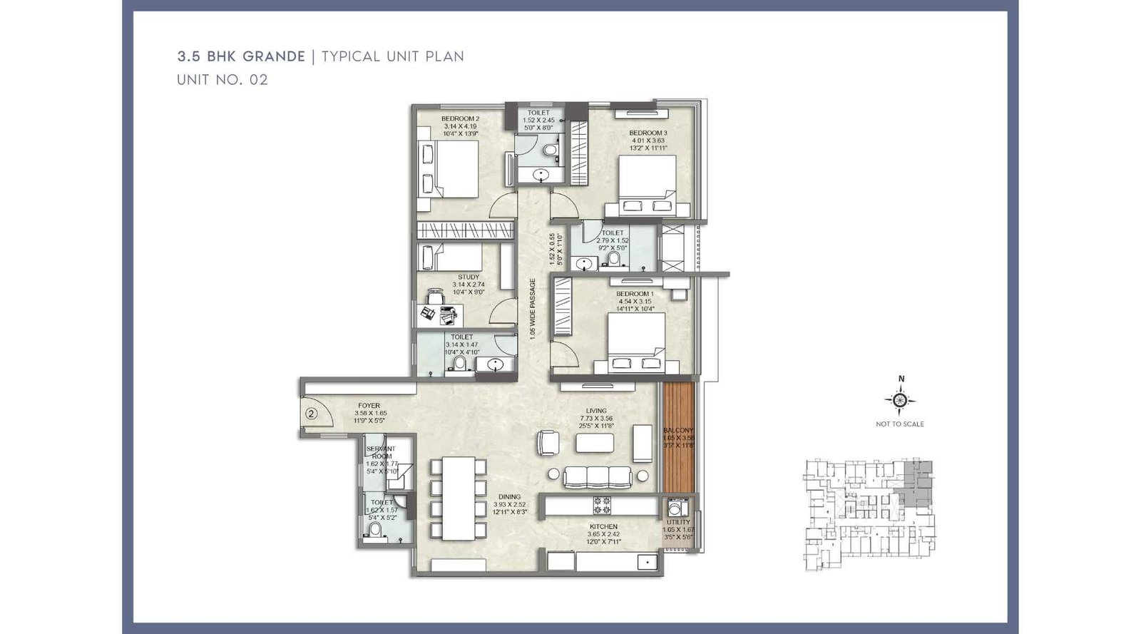 Kalpataru-Amare-3.5BHK-Floor-Plan