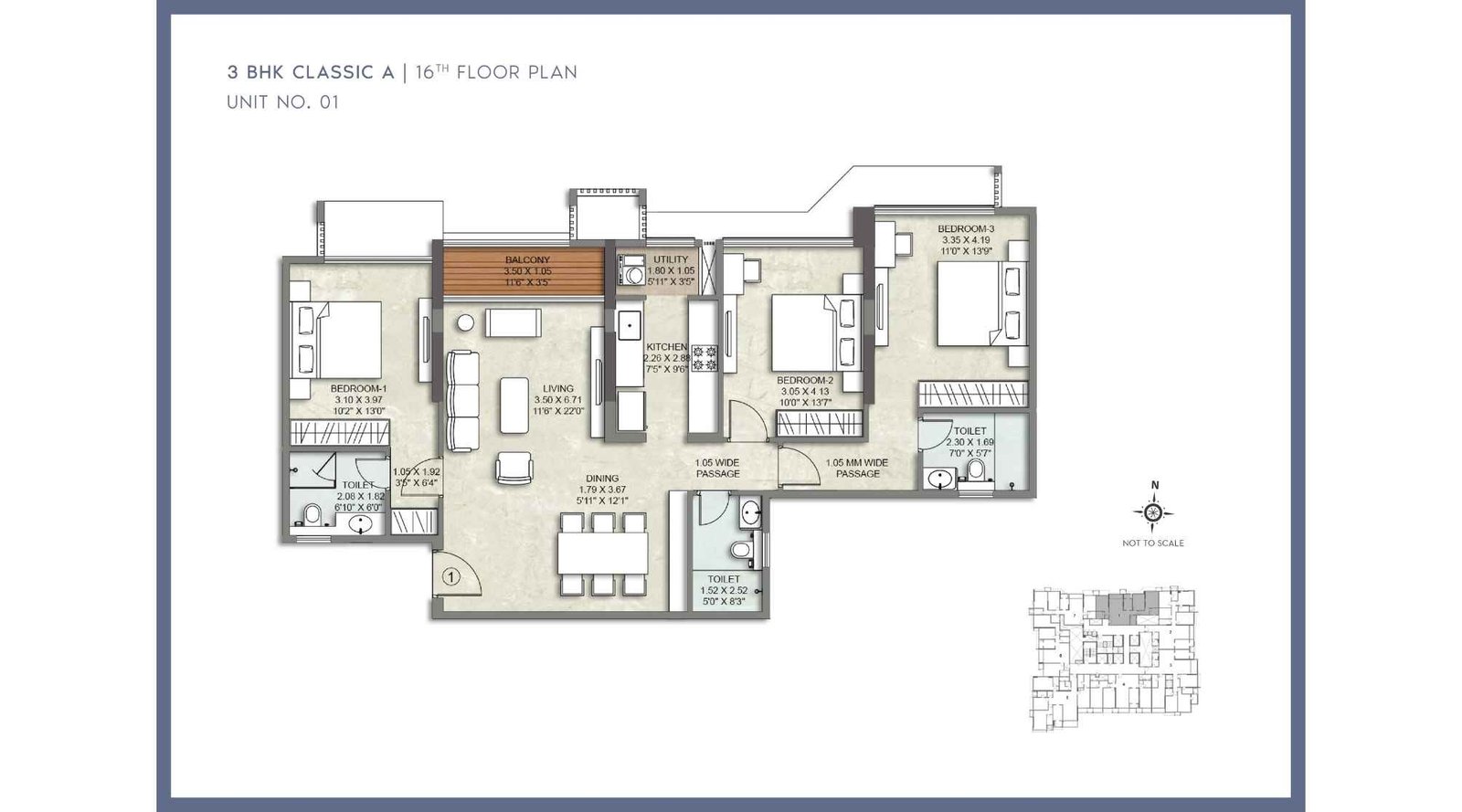 Kalpataru-Amare-3BHK-Classic-A-Floor-Plan