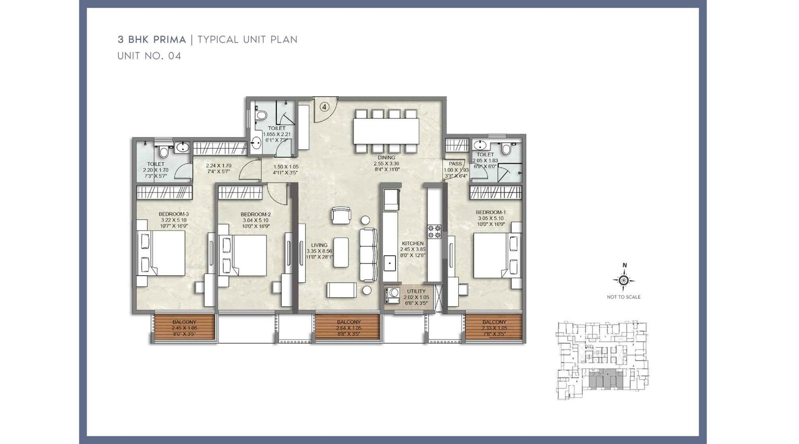 Kalpataru-Amare-3BHK-Floor-Plan