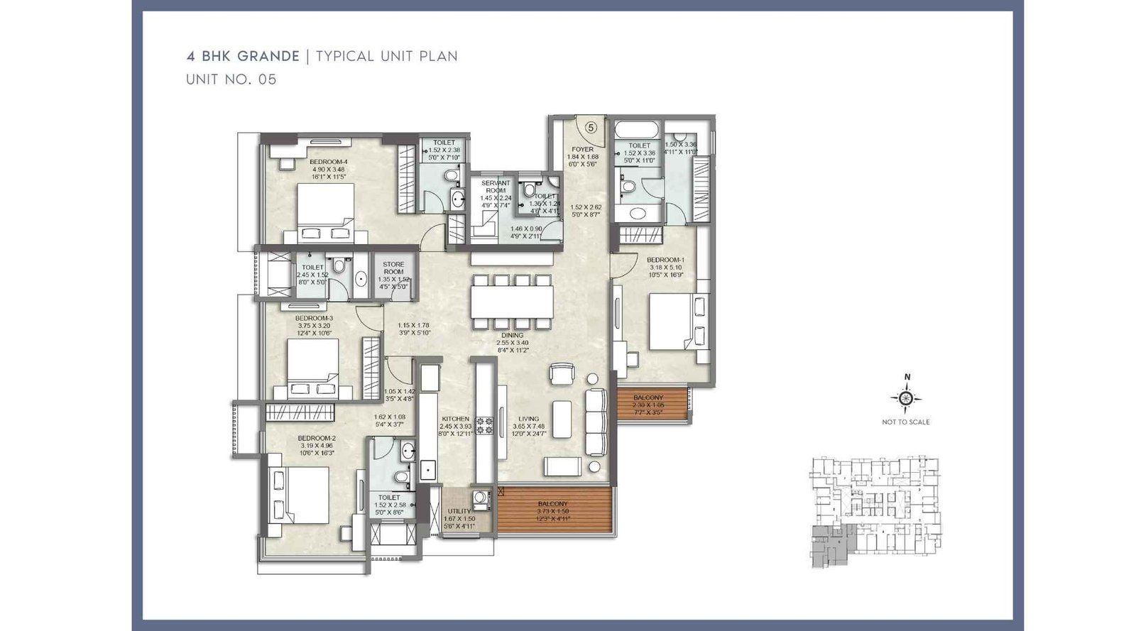 Kalpataru-Amare-4BHK-Grand-Floor-Plan